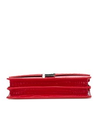 Pre-Loved by Azura Reborn - Pre-Loved Croc Embossed Leather Monogram Cassandra Clasp Bag