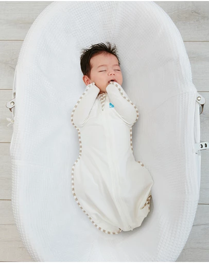 Love to Dream - Swaddle Up 1.0 TOG Stretch Organic Cotton in Cream