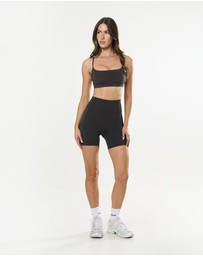 STAX. - Crossback Sports Crop Astryx - Truffle