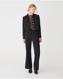 Forcast - Sadie Patch Pocket Crop Jacket