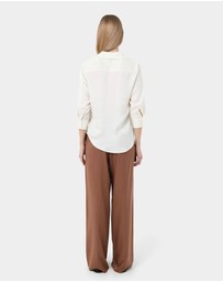 Forcast - Hailee 3/4 Sleeve Satin Blouse