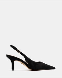 Wittner - Leia Suede Leather Slingbacks