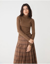 Forcast - Ginny Ribbed Turtleneck Knit