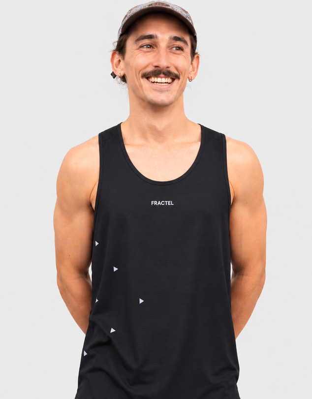 Fractel - V-BLACK Race Singlet