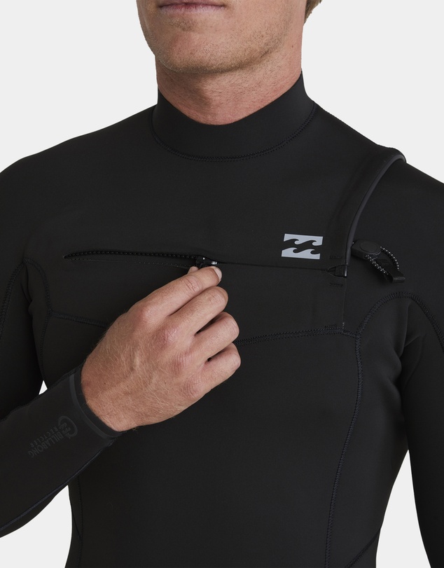 Billabong - Mens 2/2mm Revolution Natural Chest Zip Long Sleeve Springsuit