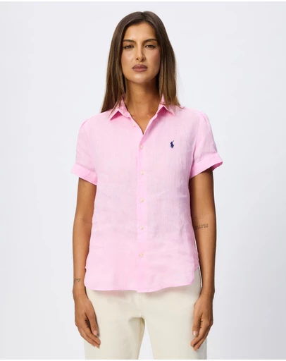 Polo Ralph Lauren - Linen Short-Sleeve Shirt - ICONIC EXCLUSIVE
