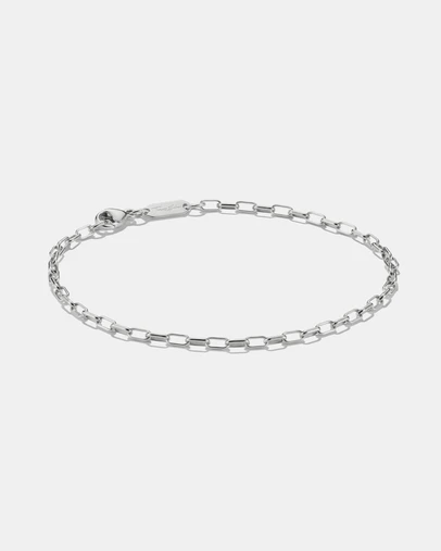 THOMAS SABO - Silver-Plated Paperclip Bracelet 2.3mm