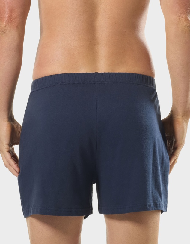Mitch Dowd - Mens Cotton Knit Boxer Shorts 3 Pack - Multi