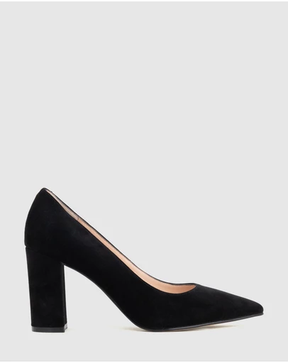 Edward Meller - BRYNLEY85 Block Heel Pointed Pump