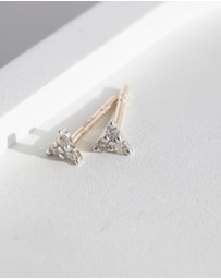Luna Rae - Solid Gold - Diamond Dancer Earrings