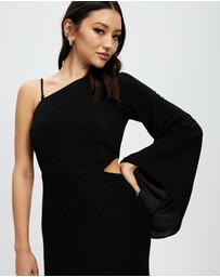Romance by Honey and Beau - Farrah One Sleeve Maxi Dress