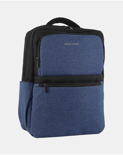 Pierre Cardin - Pierre Cardin Nylon Travel & Business Backpack with Built-in USB Port