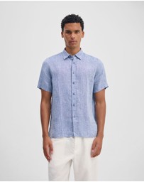 Oxford - Leyton French Linen Short Sleeve Shirt