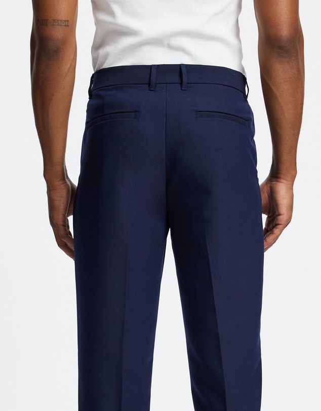 Staple Superior - Tailored Straight Fit Trousers