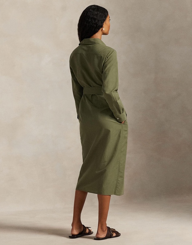 Polo Ralph Lauren - Cotton-Linen Belted Shirt Dress