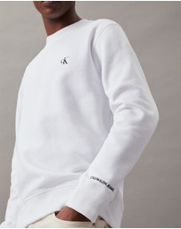 Calvin Klein Jeans - Cotton Blend Fleece Sweatshirt