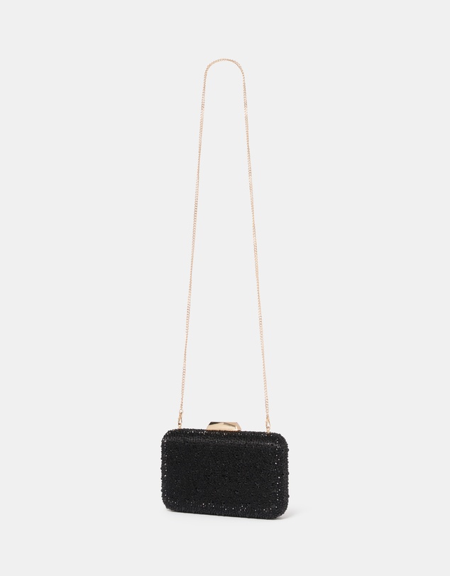 Forever New - Signature Francesca Sparkle Hardcase Clutch