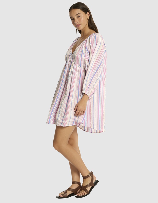 Sea Level Australia - Boho Stripe Boho Short Dress