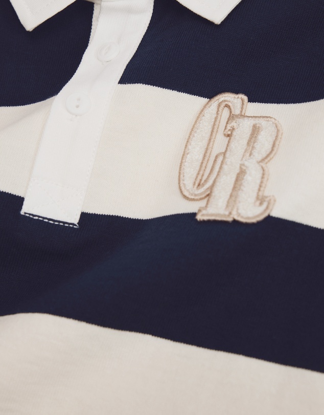 Country Road - Organically Grown Cotton Block Stripe Rugby