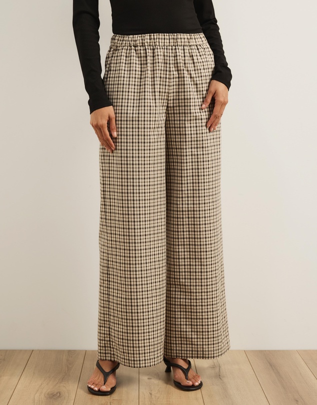 Atmos&Here - Annika Elasticated Check Pants