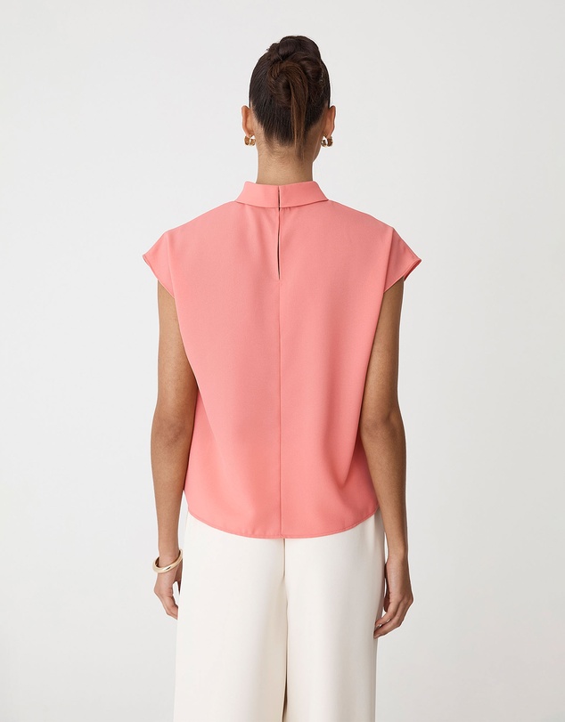 Forcast - Tiara High Neck Shell Top