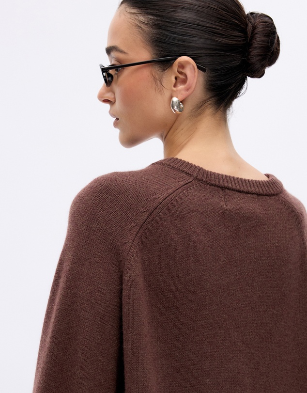 Minima Esenciales - Emi Oversized Wool Cashmere Blend Knit