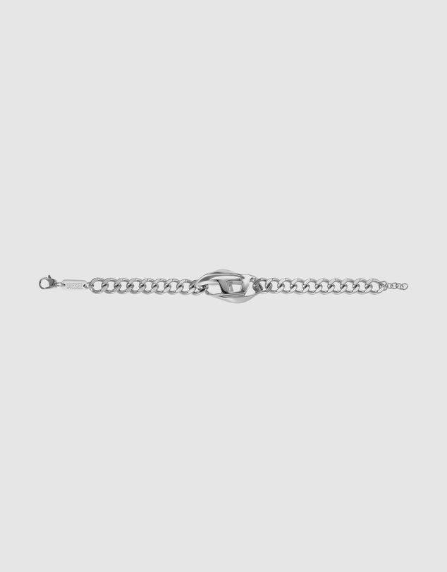 Diesel - Steel Silver-Tone Bracelet