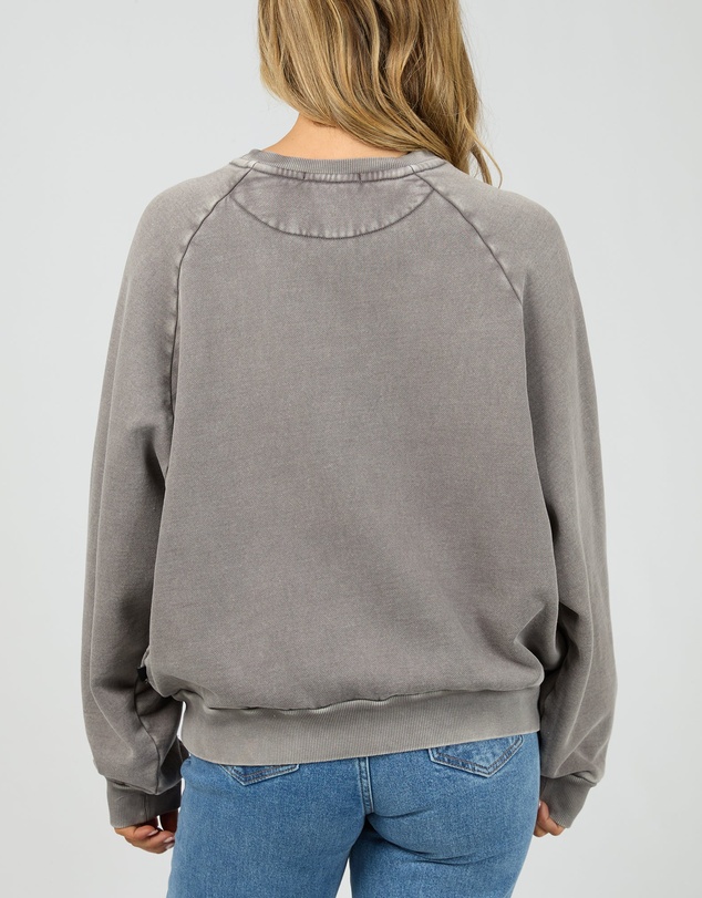 All About Eve - Aae Vintage Raglan Crew Charcoal