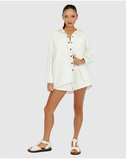Honey and Beau - Snake Vibes Shirt Jacket
