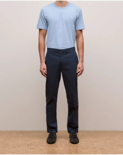 Trenery - Tailored Cuff Detail Pant in Navy