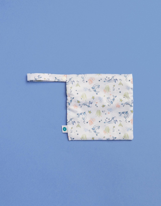 itti bitti - Double Pocket Wet Bag Pack Large and Small  - Neptune