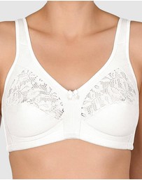 Naturana - Cotton Wirefree Wide Strap Bra