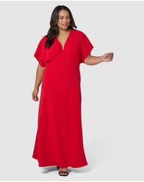 Pink Dusk by Curve Project - Scorching Maxi Dress