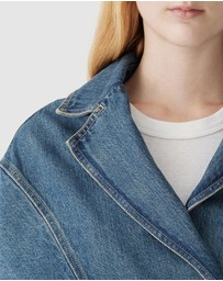Bassike - Denim Wrap Jacket