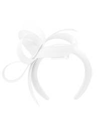 Morgan & Taylor - Mel Fascinator in White
