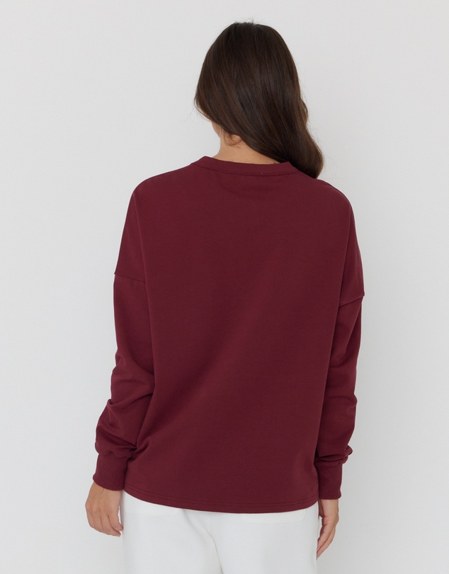 ALEXANDRA - Vire Jumper Red Wine
