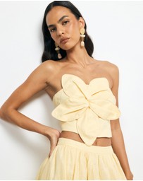 AERE - Tiera Strapless Top