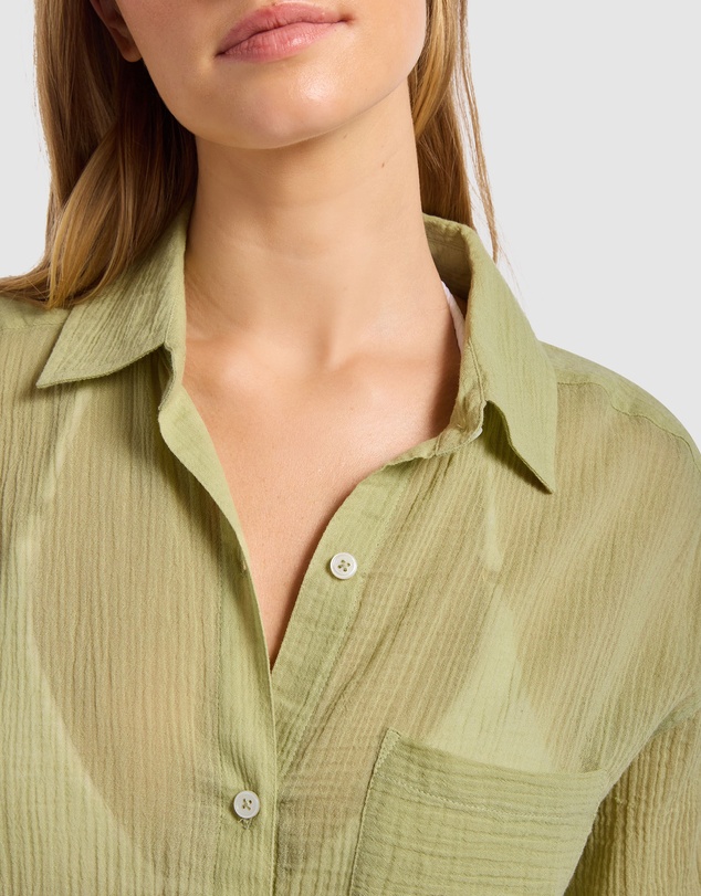 Seafolly - Crinkle Gauze Shirt