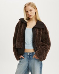 Cotton On - Oslo Faux Fur Jacket