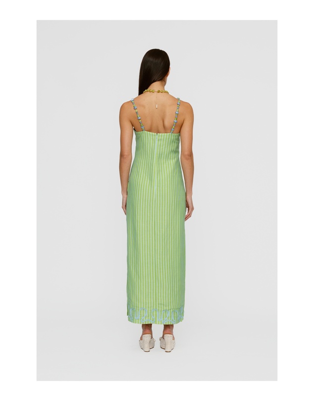 The Wolf Gang - Elm Maxi Dress - Peppermint Stripe