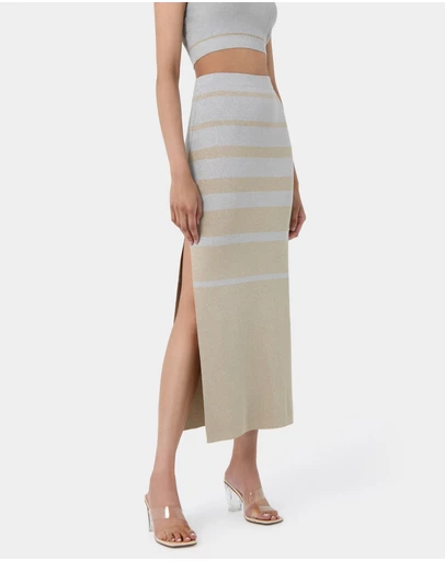 Forcast - Shay Lurex Knit Skirt