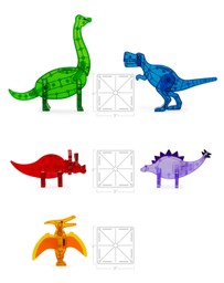 Magna-Tiles - MAGNA-TILES - Dinos - 5 Piece Set
