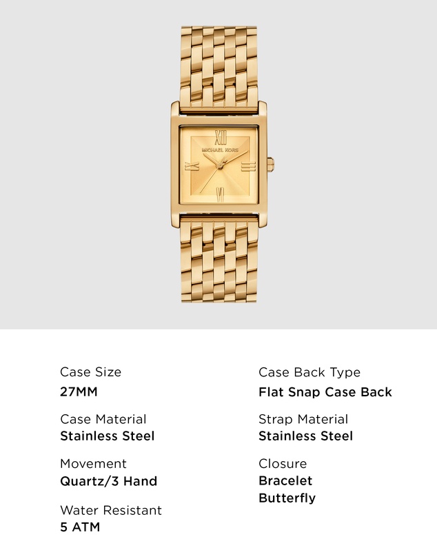 Michael Kors - Georgie Gold Tone Analogue Watch