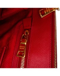 Pre-Loved by Azura Reborn - Pre-Loved Large Saffiano Lux Galleria Double Zip Satchel