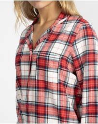Mitch Dowd - Red Check Flannel Pyjama Set