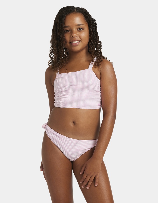 Roxy - Girls 8 to 16 Daisy Check Crop Two Piece