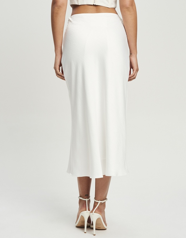 Revibe - Repaired CHANCERY Merrie Slip Midi Skirt - AU 10