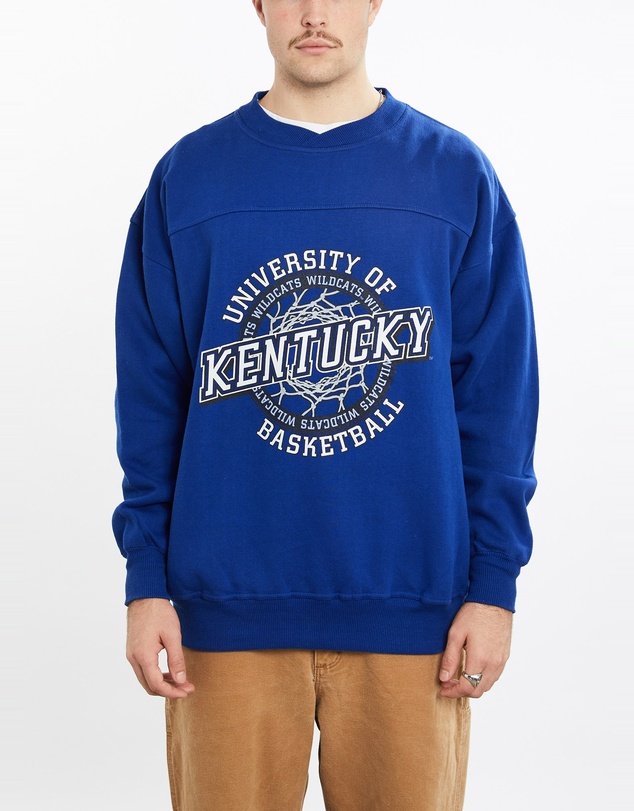 Vintage by The Real Deal - Pre Loved - Vintage NCAA University of Kentucky Wildcats Basketball Sweatshirt