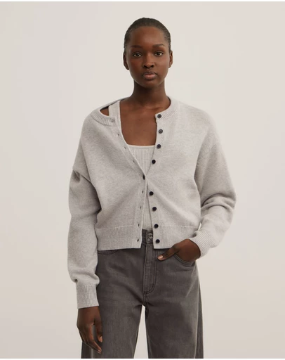 Witchery - Crew Neck Button Cardigan