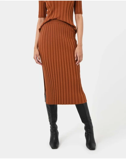 Forcast - Manhattan Knit Skirt